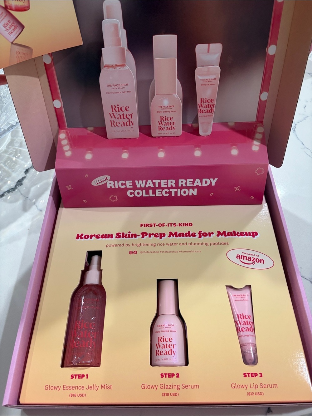 The Face Shop Rice Water Ready Glowy Skin-Prep Set